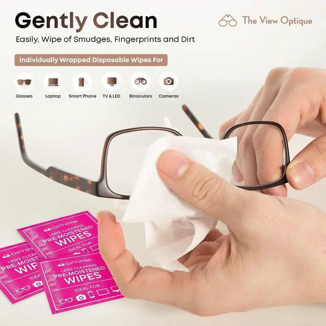 Alt view image 6 of 7 - Eyeglass Cleaner Kit (1) 1 oz Lens Cleaner Spray & (1) Microfiber Cloth with Pre-Moistened Lens Cleaning Wipes for Glasses, Screens & Sunglasses (26 Count)