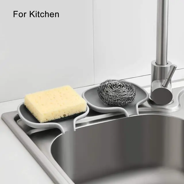 Alt view image 7 of 7 - Soap Dish for Bathroom,Bar Soap Holder for Shower,2 Pack Grey