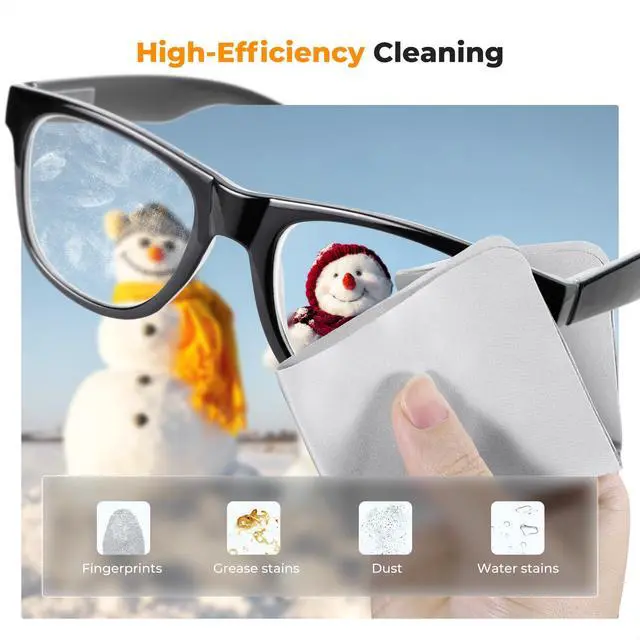 Alt view image 2 of 7 - Lens Cleaner Spray Kit,Microfiber CleaningCloth,Glasses Cleaner