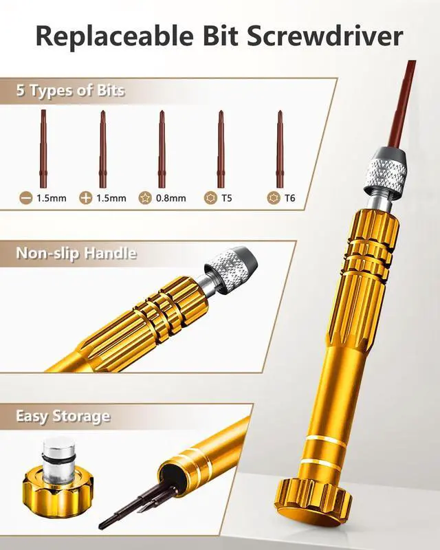 Alt view image 6 of 7 - Watch Repair Kit 149IN1: Watch Link Removal & Battery Replacement