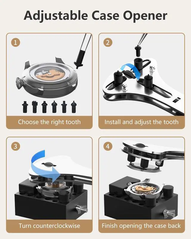 Alt view image 7 of 7 - Watch Repair Kit 149IN1: Watch Link Removal & Battery Replacement