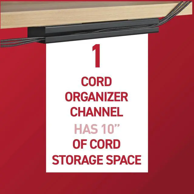 Alt view image 3 of 7 - Cord Organizer Channel, Black, 1 Channel, 8 Large Strips