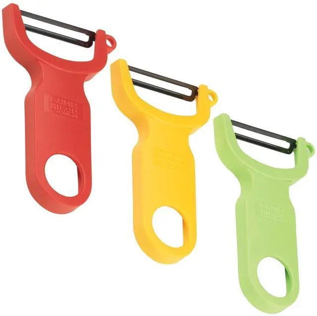 Main image of Original Swiss Peeler 3-Pack Red/Green/Yellow
