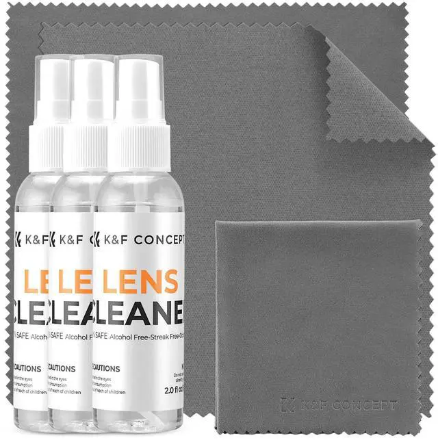Main image of Cleaner Spray Kit,with Microfiber Cloth X3,Glasses Cleaner X3