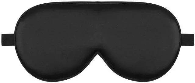 Main image of Mulberry Silk Sleep Mask, Cool and Smooth (Original Black)