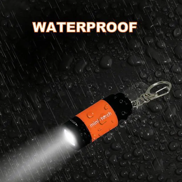 Alt view image 6 of 7 - Small Flashlight LED Keychain Flashlight Rechargeable Mini Flashlight for Emergency Colorful Gift for Kids Students(6)