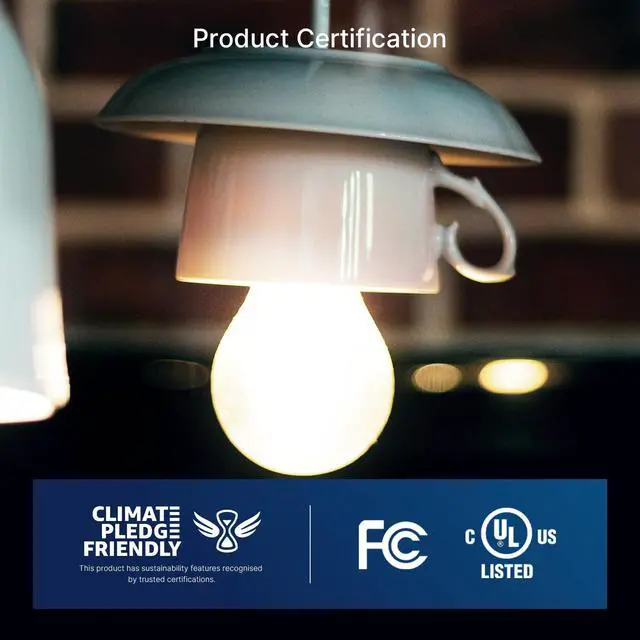 Alt view image 6 of 7 - A15 LED Edison Bulbs 60W Equivalent, Dimmable E26 LED Bulbs for Chandelier, 5000K Daylight, 82 CRI, 4W, 500LM, AC 120V, 6 Pack