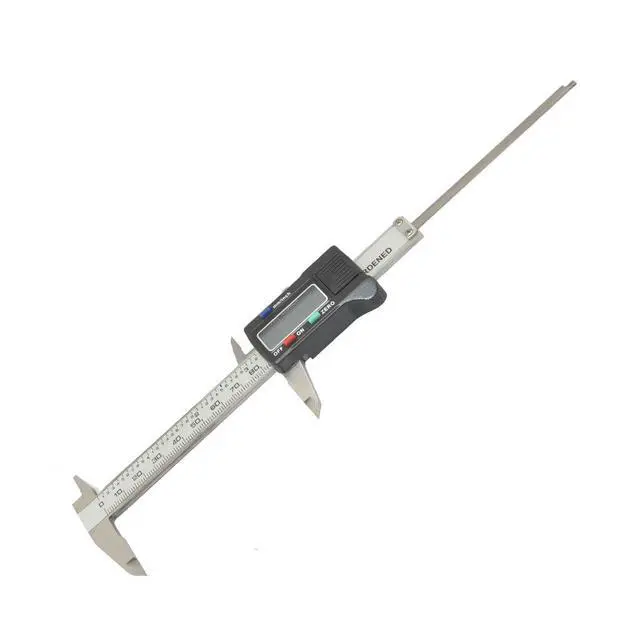 Alt view image 2 of 7 - Precision 100mm 4 Inch Digital Electronic Gauge Stainless Steel Vernier Caliper Micrometer (Small)