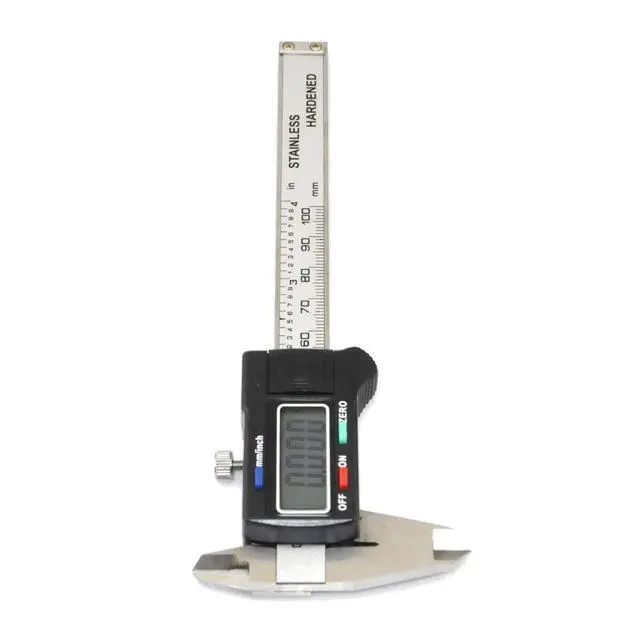 Alt view image 3 of 7 - Precision 100mm 4 Inch Digital Electronic Gauge Stainless Steel Vernier Caliper Micrometer (Small)