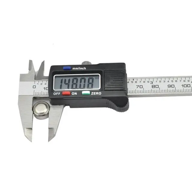 Alt view image 5 of 7 - Precision 100mm 4 Inch Digital Electronic Gauge Stainless Steel Vernier Caliper Micrometer (Small)