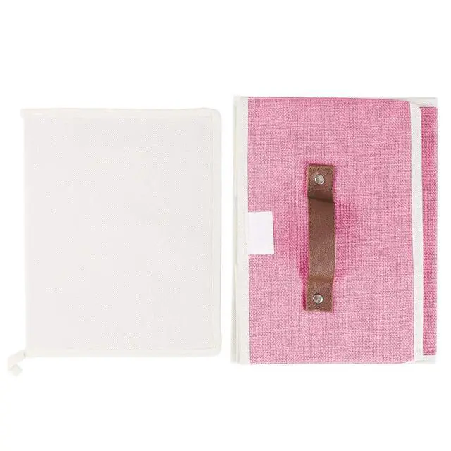 Alt view image 6 of 7 - 2Pack Storage Bins Boxes with Lids 15"x10"x10" Decorative Storage Baskets