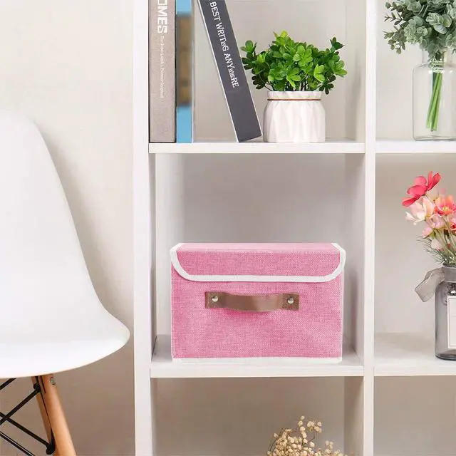 Alt view image 7 of 7 - 2Pack Storage Bins Boxes with Lids 15"x10"x10" Decorative Storage Baskets