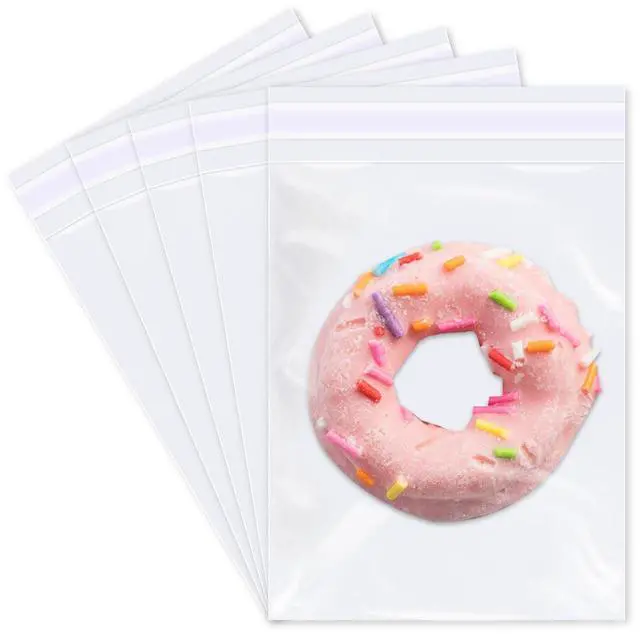 Main image of 1000 Pcs - 4" x 6" Clear Plastic Cellophane Bags - Self Sealing Cello Bags for Bakery, Cookies, Photo, Prints, A1 Cards, Envelopes