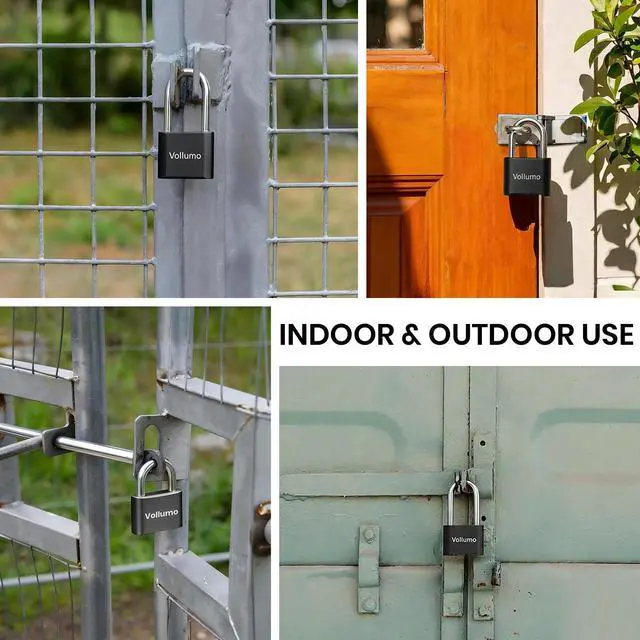 Alt view image 5 of 7 - Heavy Duty 4-Digit Combination Padlock