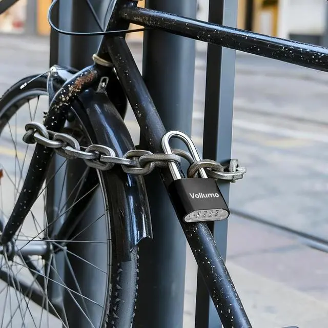 Alt view image 6 of 7 - Heavy Duty 4-Digit Combination Padlock