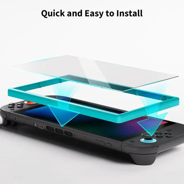 Alt view image 4 of 7 - Ultra Hard Switch 2 Case, with Screen Protectors & Thumb Grip Caps