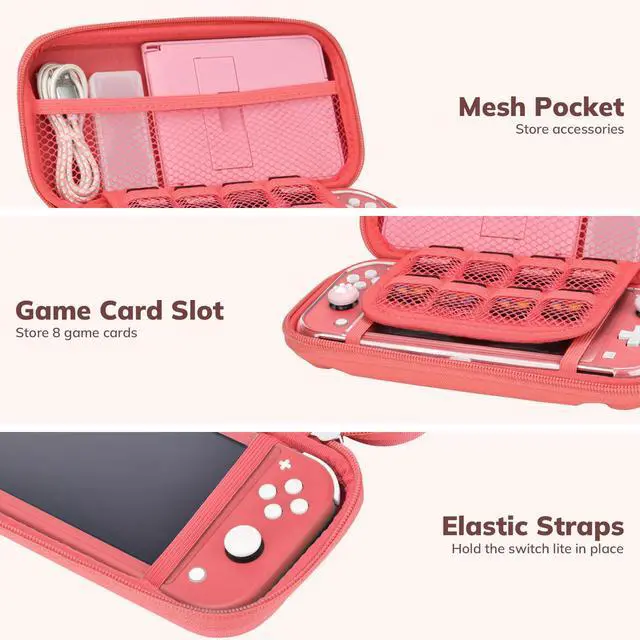 Alt view image 3 of 7 - Lite Case, 14 in 1 Accessories Kit for NS Switch Lite (2019)