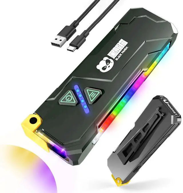 Main image of Rechargeable,UV Blacklight Flashlights,Pocket Small Led Flash Lights with Magnetic Base,Clip and Yellow Filter,7-Color RGB Side Light USB-C Flash Lights for Emergency Camping Home
