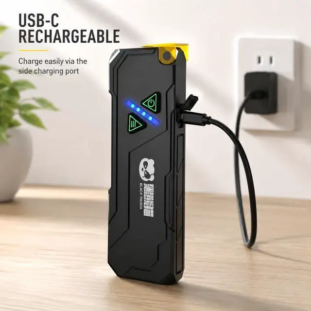 Alt view image 3 of 7 - Rechargeable,UV Blacklight Flashlights,Pocket Small Led Flash Lights with Magnetic Base,Clip and Yellow Filter,7-Color RGB Side Light USB-C Flash Lights for Emergency Camping Home