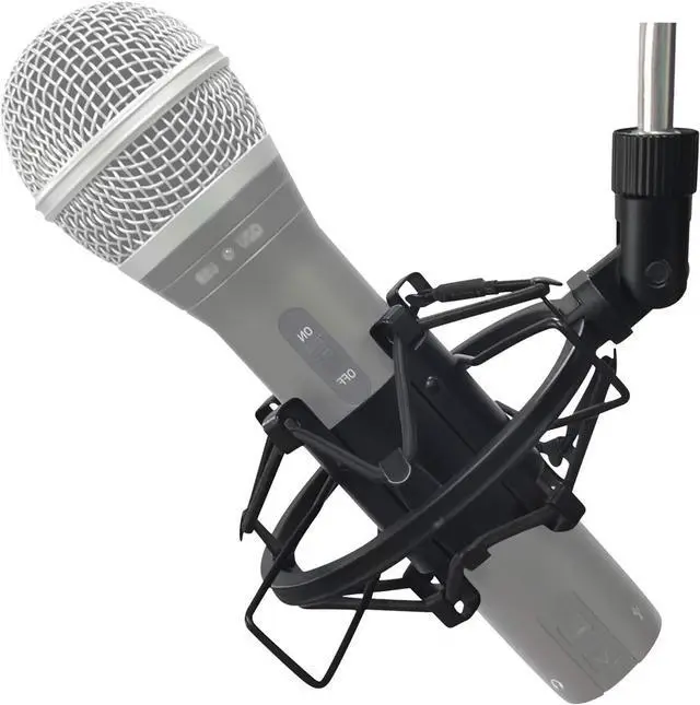 Main image of Microphone Shock Mount Mic Holder For Samson Q2U SM58 ATR2100-USB Behringer Xm8500, Mic Clip Holder Mount for Diameter 28mm-32mm Dynamic Microphone Like AT2005-USB PGA48 PGA58