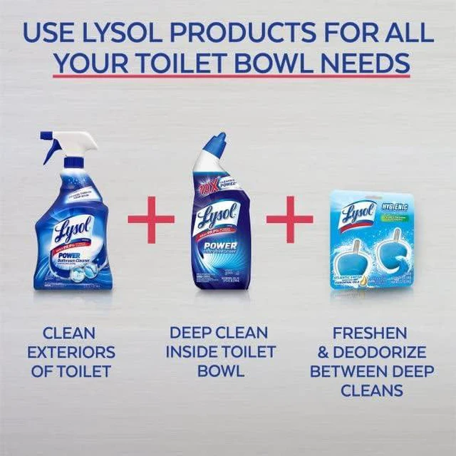 Alt view image 4 of 6 - Automatic In-The-Bowl Toilet Cleaner, Cleans and Freshens Toilet Bowl, Atlantic Fresh Scent, 2 Count (Pack of 1)