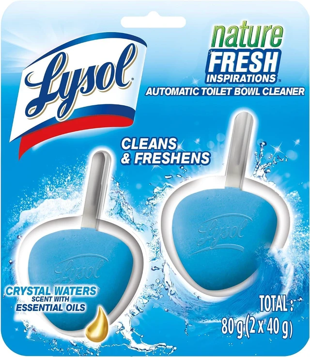 Main image of Automatic In-The-Bowl Toilet Cleaner, Cleans and Freshens Toilet Bowl, Atlantic Fresh Scent, 2 Count (Pack of 1)