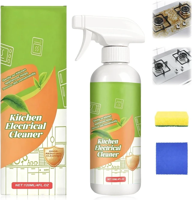 Alt view image 3 of 7 - Electrolyzed Ion Kitchen Cleaner Spray, Cleanse Natural Enzyme Formula to Household Appliances, Multi Purpose Cleaner, Kitchen Appliance Cleaner for Hold, Oven, Stove, Range Hood