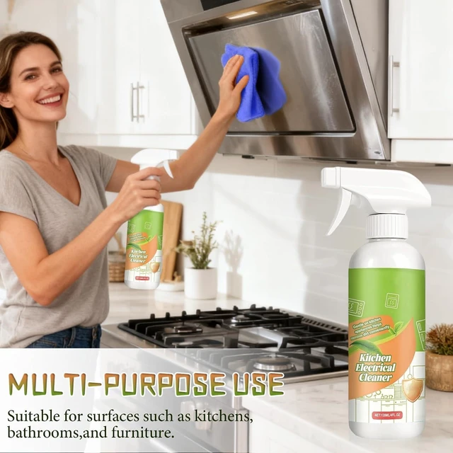 Alt view image 5 of 7 - Electrolyzed Ion Kitchen Cleaner Spray, Cleanse Natural Enzyme Formula to Household Appliances, Multi Purpose Cleaner, Kitchen Appliance Cleaner for Hold, Oven, Stove, Range Hood