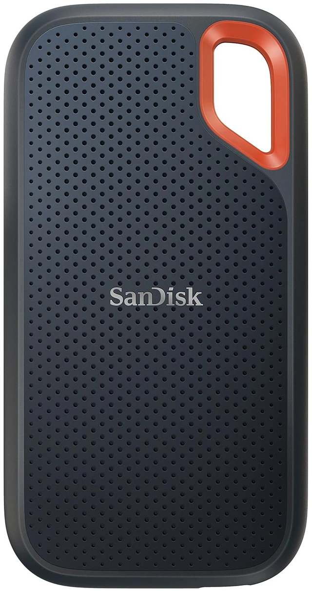 Main image of SanDisk 2TB Extreme Portable SSD - Up to 1050MB/s, USB-C, USB 3.2 Gen 2, IP65 Water and Dust Resistance, Updated Firmware - External Solid State Drive - SDSSDE61-2T00-Z25