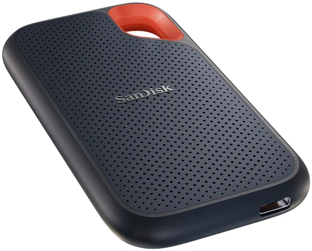 Alt view image 6 of 6 - SanDisk 2TB Extreme Portable SSD - Up to 1050MB/s, USB-C, USB 3.2 Gen 2, IP65 Water and Dust Resistance, Updated Firmware - External Solid State Drive - SDSSDE61-2T00-Z25