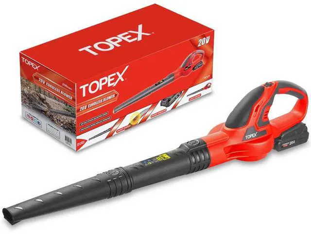 Main image of TOPEX 20V MAX Cordless Leaf Blower with 1.5Ah Battery and Charger