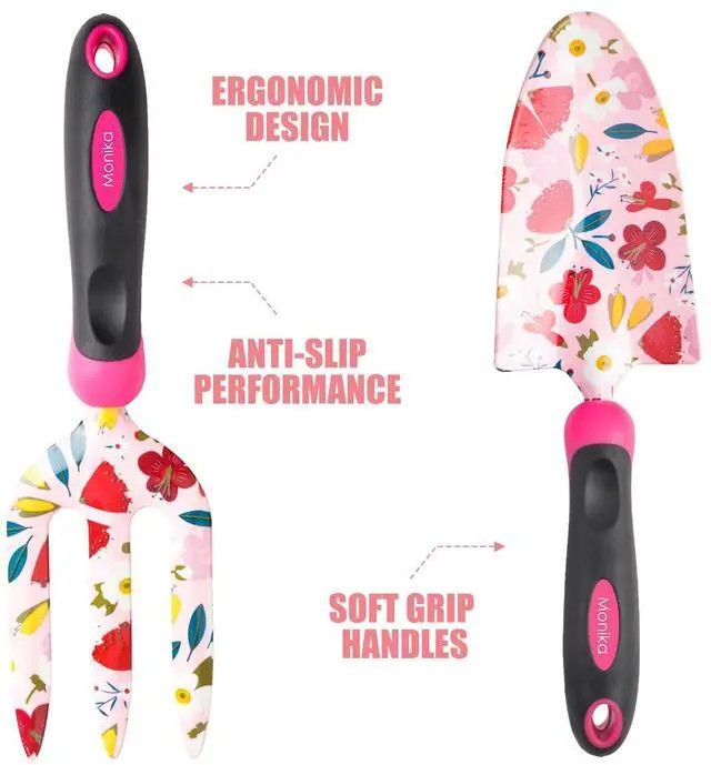 Alt view image 3 of 7 - Monika 20Pcs Garden Tool Kit Set Garden Tools For Woman Gifts
