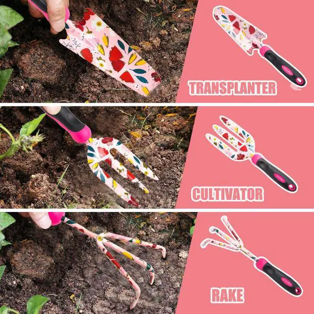 Alt view image 6 of 7 - Monika 20Pcs Garden Tool Kit Set Garden Tools For Woman Gifts