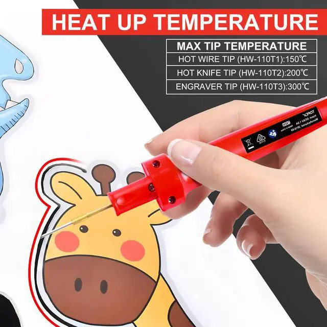 Alt view image 5 of 7 - TOPEX 3-in-1 Hot Wire Foam Cutter Styrofoam Cutting Tool Set