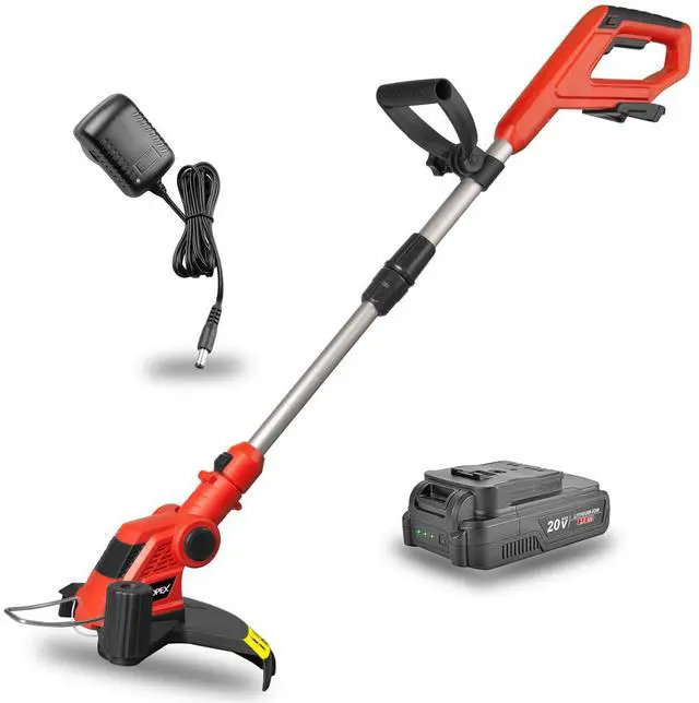 Main image of TOPEX 20V Cordless Grass Trimmer, 30cm Grass Trimmer Lawn Mover & Edger Garden Tool, Battery Powered Grass Cutter with Spool Line for Home Yard