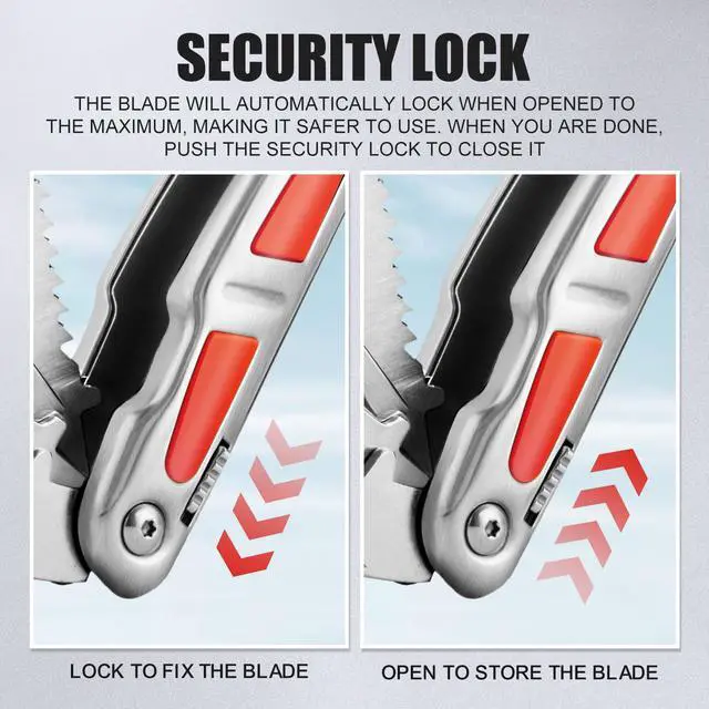 Alt view image 5 of 7 - TOPEX 16-In-1 Multitool Plier, Multi Tool Pliers, Stainless Steel Plier with Safety Locking, Cutters, Knife, Screwdrivers, Wood Saw, Can Bottle Opener