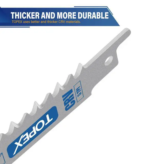 Alt view image 5 of 7 - TOPEX 34 Piece Reciprocating Saw Blades, Premium Sawzall Blades for Metal and Wood cutting