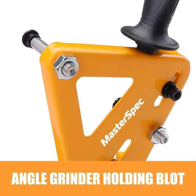 Alt view image 4 of 7 - MasterSpec Angle Grinder Stand Holder Bench Support Bracket 100-125mm Machine