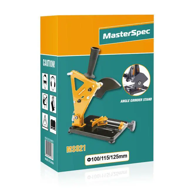 Alt view image 3 of 7 - MasterSpec Angle Grinder Stand Holder Bench Support Bracket 100-125mm Machine