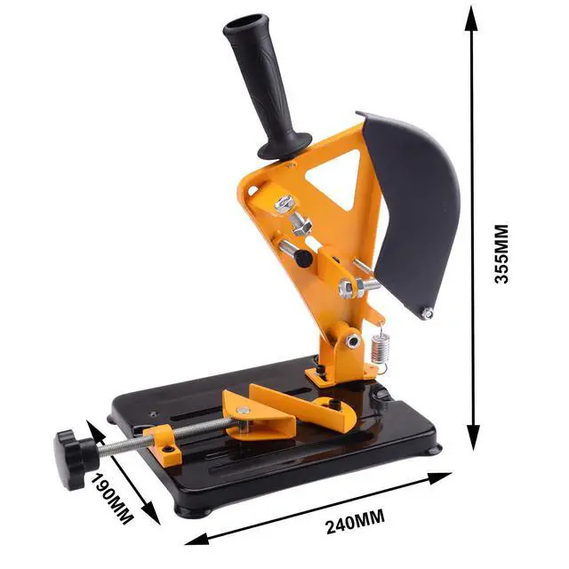 Alt view image 6 of 7 - MasterSpec Angle Grinder Stand Holder Bench Support Bracket 100-125mm Machine