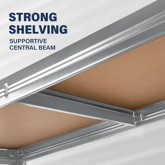 Alt view image 3 of 7 - MasterSpec Garage Shelving Warehouse Shelf unit Storage Rack 1.8x0.9m