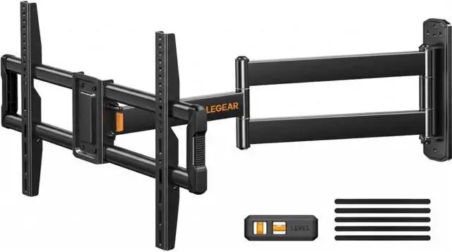 Main image of Corner TV Wall Mount Long Arm TV Mount Bracket for 37-75 Inch TVs | Full Motion Wall Mount with 32.37 Extension & Swivel Articulating Arm & Tilt MAX VESA 600x400mm Holds up to 100 lbs