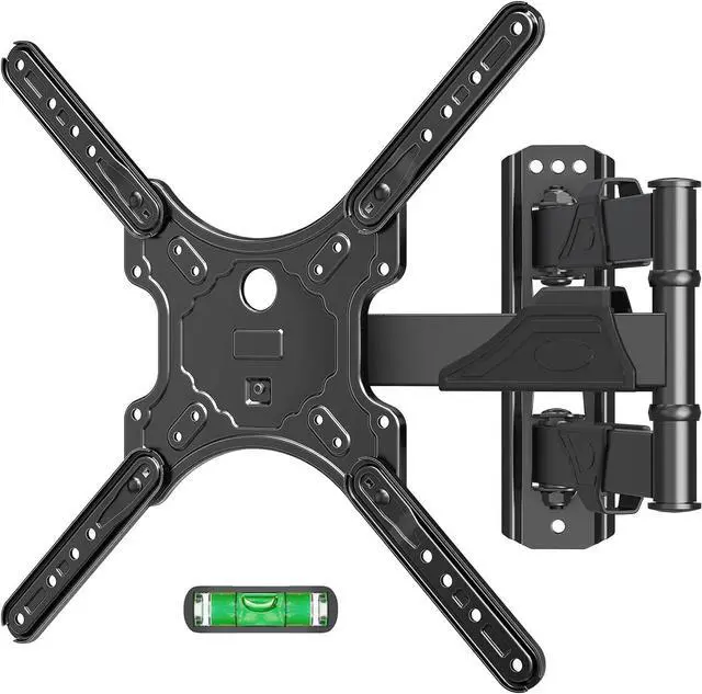 Main image of Full Motion TV Wall Mount for Most 26-60 Inch TVs Max VESA 400x400mm Wall Mount TV Bracket with Swivel Tilting Extension Level Adjustment for LED LCD Flat Curved TVs Up to 77 LBS MU0018