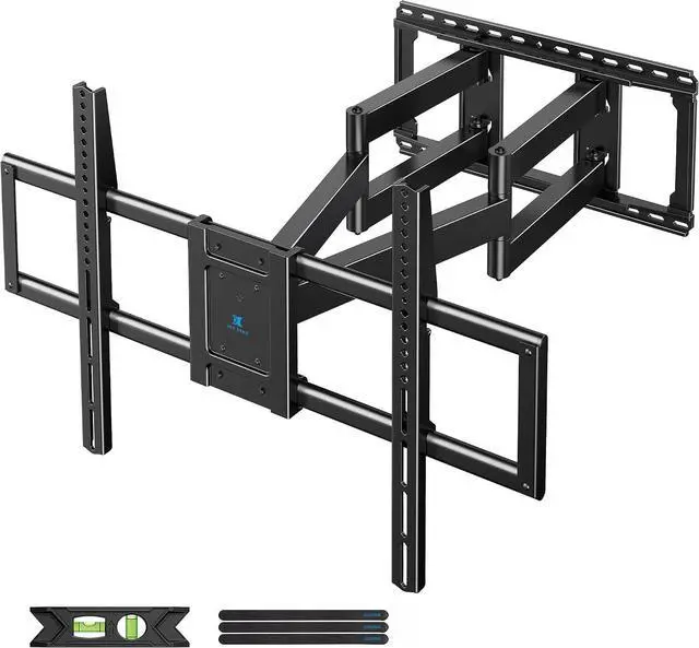Main image of 85 98 100 120 inch UL Listed Heavy Duty Full Motion TV Wall Mount for 60-120 inch Large TVs Holds 220lbs Max VESA 900x600mm 28 Articulating Arms Extension Swivel & Tilt Fit 24 Studs
