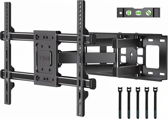 Main image of Full Motion TV Wall Mount for 37-85 Inch TVs Heavy Duty Swivel Tilt | Hold up to 132lbs Articulating Dual Arm Wall Mount TV Bracket Max VESA 600x400mm Fits 16 Wood Studs