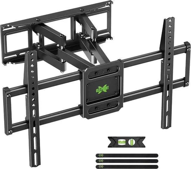 Main image of Full Motion TV Wall Mount for 42-82 Inch TVs up to 120lbs Wall Mount TV Bracket with Articulating Swivel Tilt Extension Leveling Max VESA 600x400mm Fits 12/16 Wood Stud
