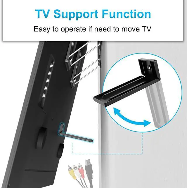 Alt view image 4 of 7 - Ultra Slim TV Wall Mount for 37-86 inch Weight Max 165 lbs | 0.37 low profile TV Wall Mount for Flat & Frame TV VESA 200 x 200- 600 x 400 mm Flush to Wall