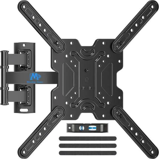 Main image of UL Listed TV Wall Mount for Most 26-60 Inch TVs Full Motion Corner TV Mount Design Articulating Wall Mount TV Bracket Swivel and Tilt Single Stud Max VESA 400x400mm Up to 77LBS