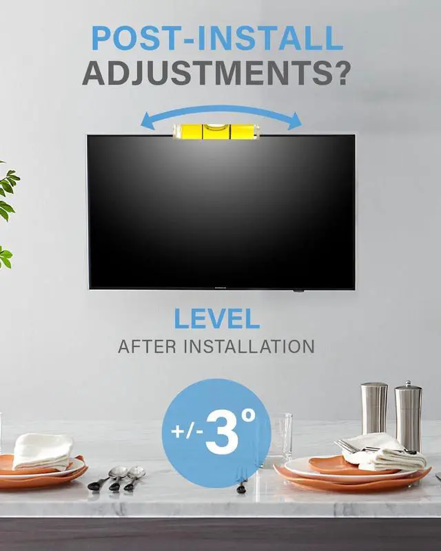 Alt view image 6 of 7 - SECURA Small Full Motion TV Wall Mount for 10 to 40 Screens up to 100lbs - Tilt Swivel Extend - Easy DIY TV Mount w/Included Hardware - QSF210