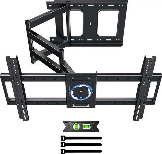 Main image of Long Arm TV Wall Mount for 37-75 Inch TVs | 180°Swivel and Tilt +5/-20° Level Adjustment Rotates 90° Long Extension 36.4 Max Hold up 132LBS Max VESA 600x400mm